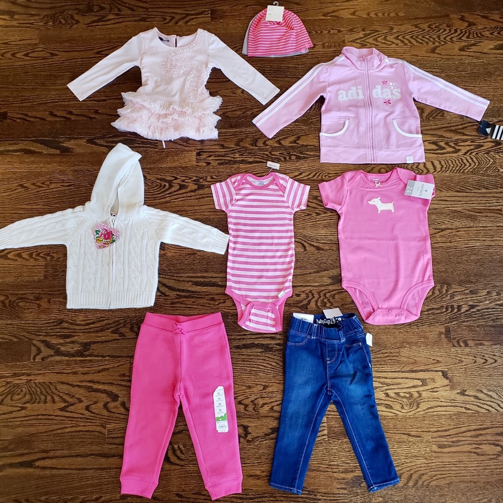 NEW Girls Clothes Bundle s 12-24m